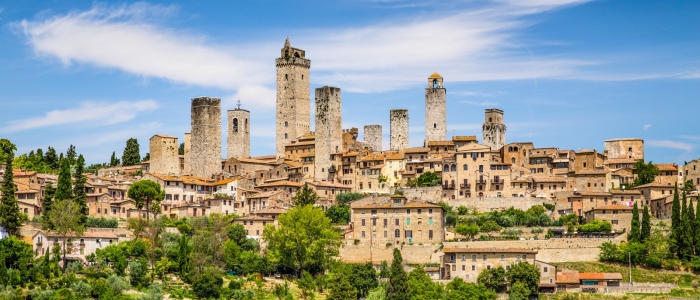 SAN GIMIGNANO, MONTERIGGIONI, ABBADIA ISOLA